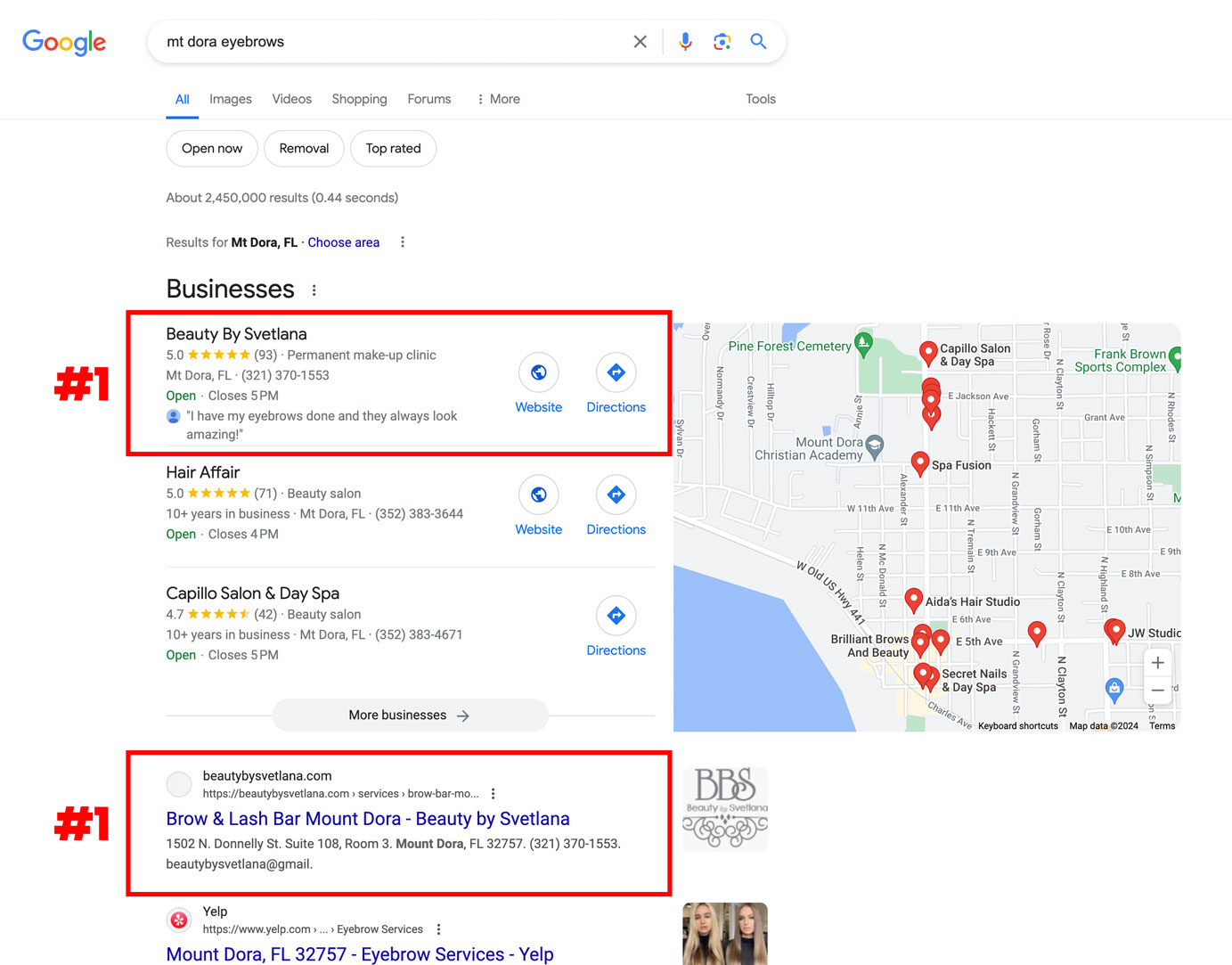 Local SEO service concept